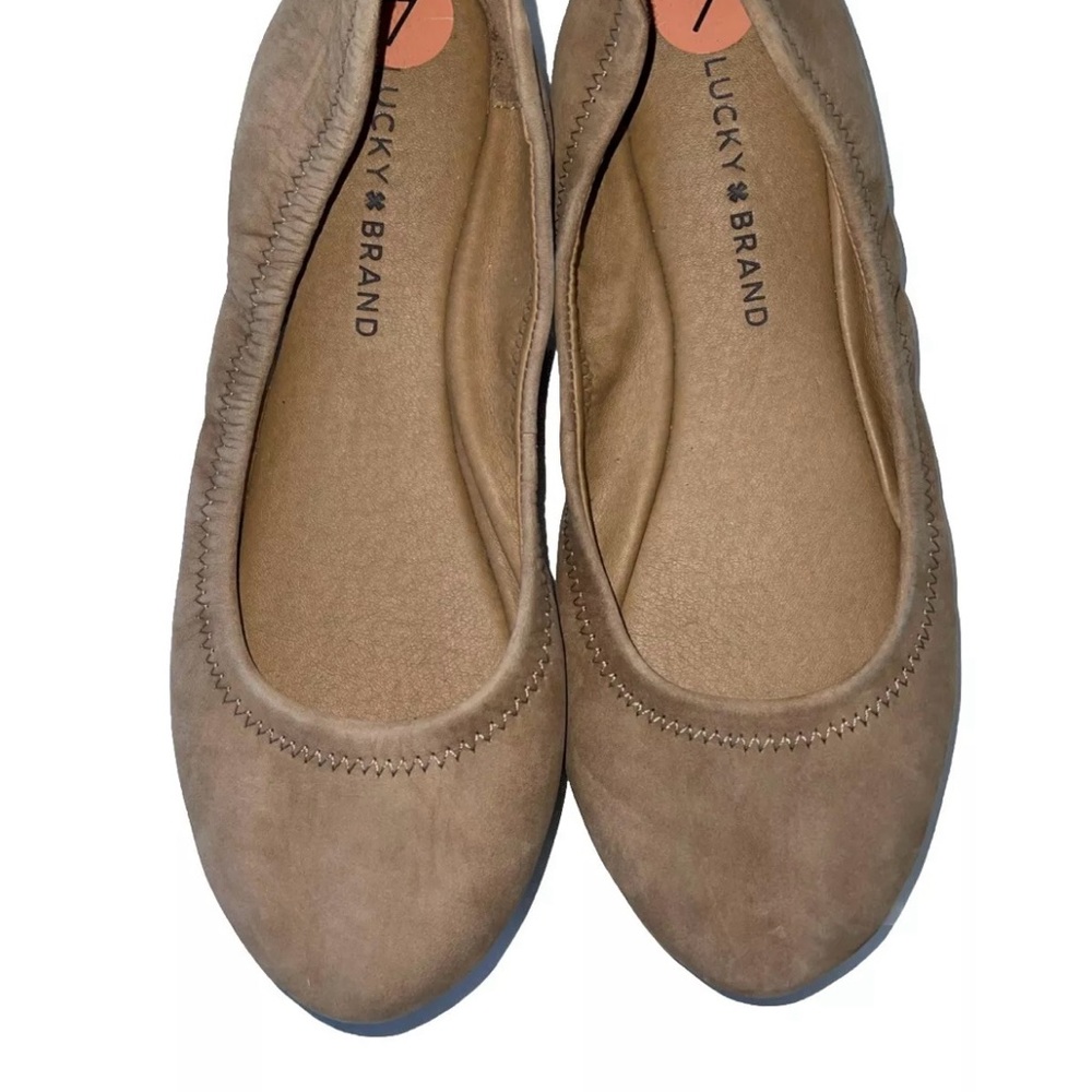 Lucky Brand Tan Emmie Flats